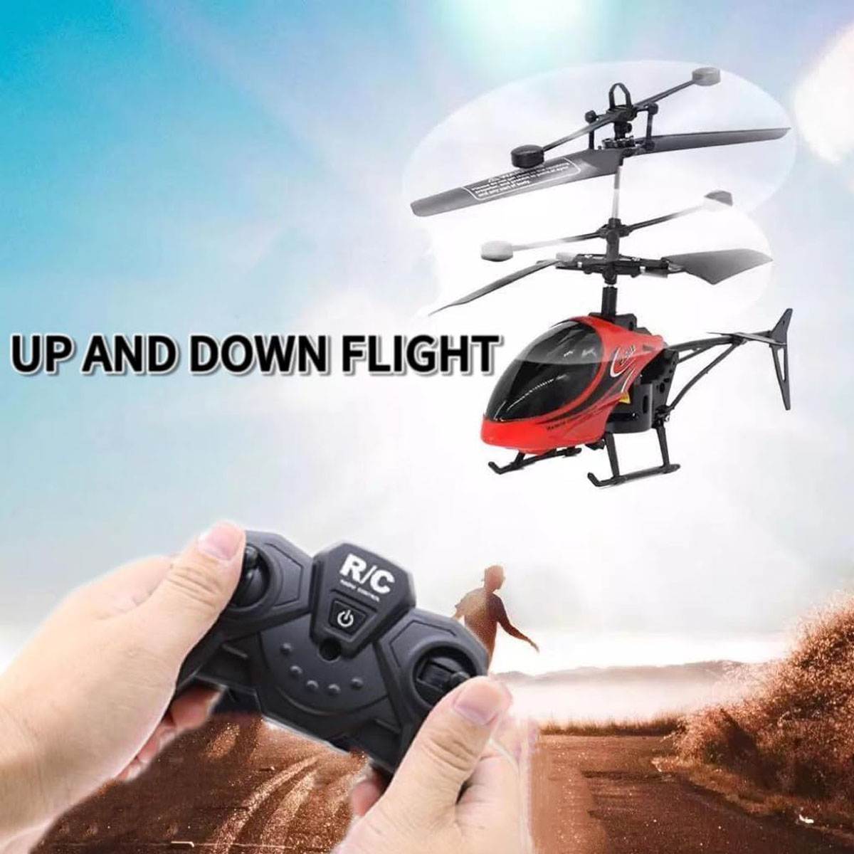 Rc Helicopter Case - Helicóptero de Controle Remoto de 2