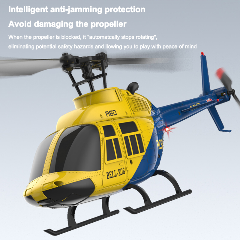 Helicóptero A60 RC 2.4G 6-Aixs - Rc Helicopter Case avaliação e preço