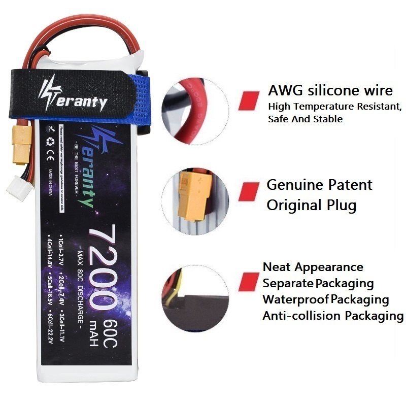 Atualizar 7200mah 7.4v 60c bat - Rc Helicopter Coaxial avaliação e preço